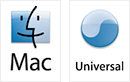 Mac Universal ロゴ