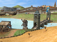 メディーバルローズ 中世都市建国 日本語版 プレイ画面2