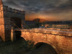 The Witcher プレイ画面 橋