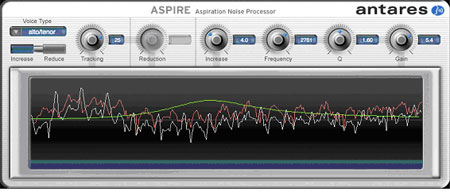 ASPIRE（アスピレーション・ノイズプロセッサ）スクリーンショット