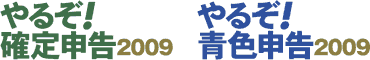 やるぞ！確定申告2009 やるぞ！青色申告2009